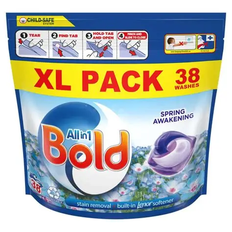 Bold Spring Awakening Laundry Capsules 38 Washes 